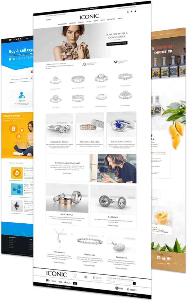 Home 40 Website Overlapping Each Other