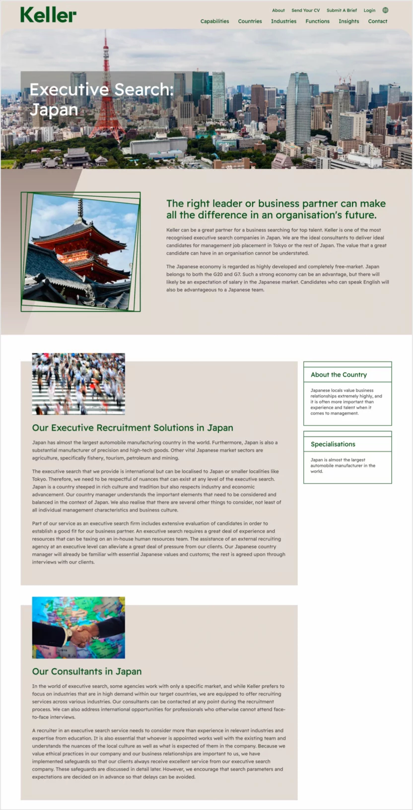 Keller Executive Search 18 Japan Landing