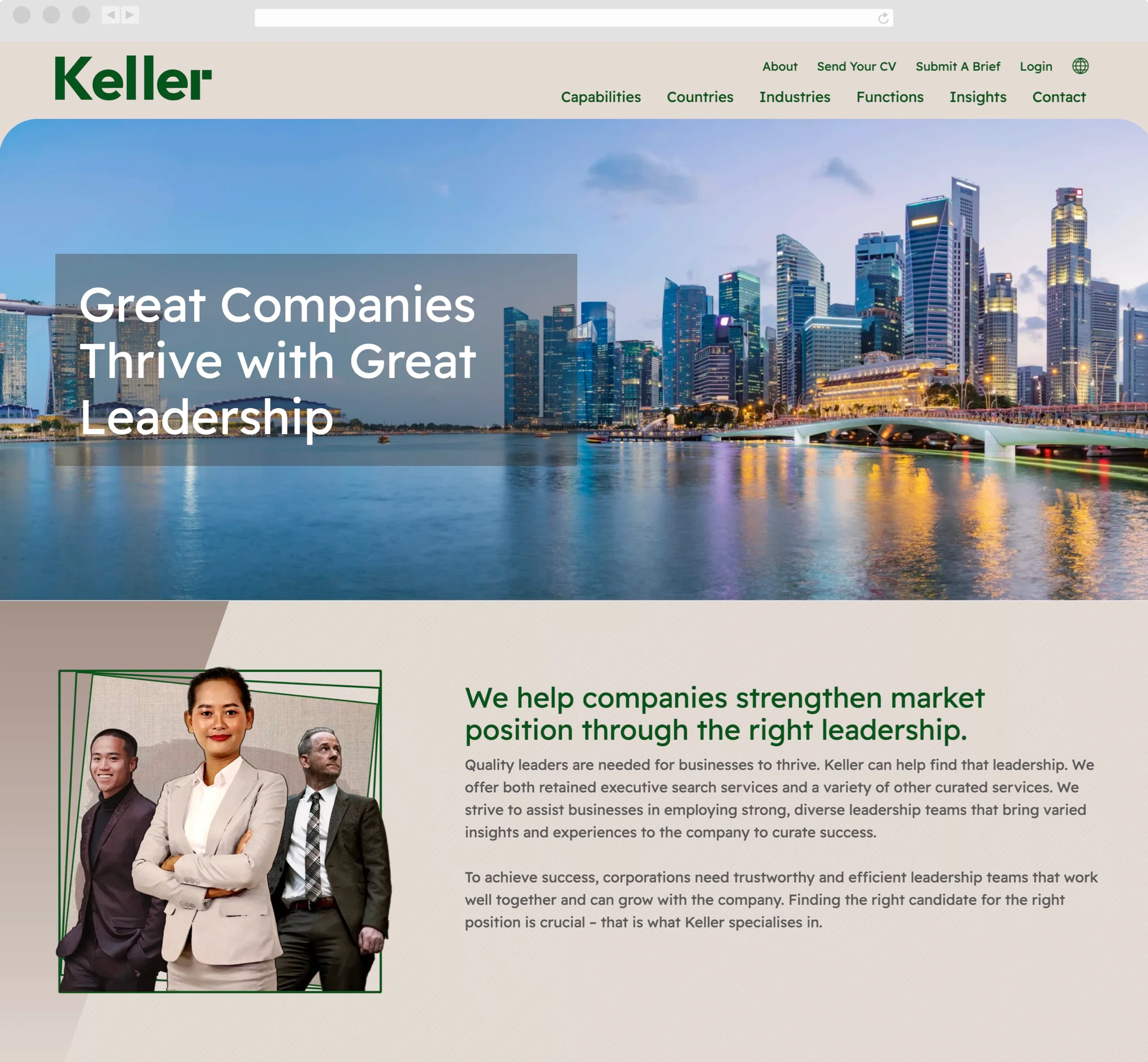 Keller Executive Search 1 Keller Page To